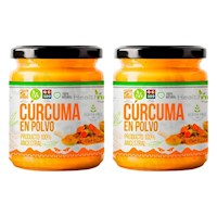 PACK 2 CÚRCUMA EN POLVO 100G HEALTHNATURAL
