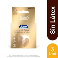 Durex Preservativo Real Feel Caja x 3 unid
