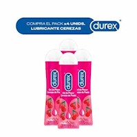 Pack x4 Durex Lubricante Cerezas 50ml
