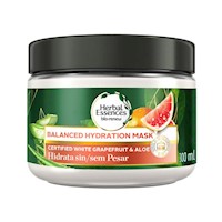 Mascarilla Intensiva Herbal Essences Light Hydration Mask White Grapefruit & Aloe - Pote 300 ML