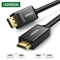 Cable Displayport a HDMI 4K UGREEN 30Hz 10.8Gbps 3 Metros 3D