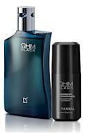 Ohm Black Perfume De Hombre Con Deo Roll On
