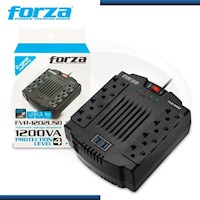 Estabilizador Voltaje Forza Fvr-1202usb 8tomas 2usb 600w