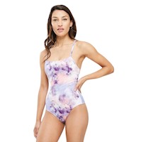 Ropa De Baño Mujer Roxy Tie Die - Morado