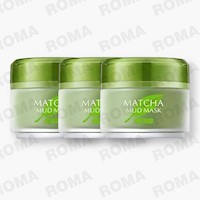 PACK 3 MASCARILLA DE BARRO FACIAL MATCHA LAIKOU 255G