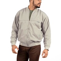 Casaca Legant Hombre Cuello Tejido - Beige