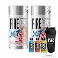 COMBO SUPREME NUTRITION - 2 FIRE XT 60 CAPS. + SHAKER