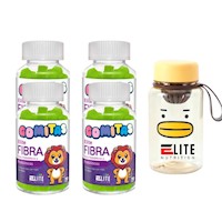 COMBO GOMITAS PARA NIÑOS ELITE NUTRITION KIDS - 4 ELITE FIBRA + TOMATODO