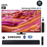 Televisor Samsung Neo QLED 65 Visión AI Smart TV 4K QN65QN90FAGXPE + Soundbar HW C400