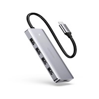 HUB 4 PUERTOS UGREEN USB C A USB 3.0 SUPER SPEED