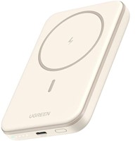 BATERÍA PORTÁTIL INALÁMBRICA MAGNÉTICA UGREEN 5000MHA PD15W - BEIGE