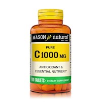 Vitamina C Pura - Refuerzo Inmunológico 1000 Mg (100 Tabletas) - Mason Natural