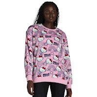 Polera Mujer Hello Kitty By Sanrio Plush Graphic - Rosa