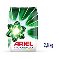 Detergente en Polvo Ariel Pro Cuidado 2.8Kg