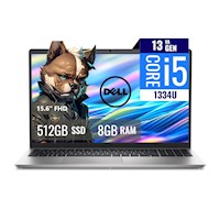 Laptop Dell DC15250 Intel Core i5 1334U 8GB RAM 512GB SSD M2 15.6 FHD FreeDOS