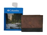 Billetera Bifold Columbia Bicolor Hombre - Marrón y Negro