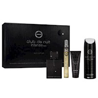 Armaf Club De Nuit Intense Man Set 4 Pzs EDT 105ml + Shower Gel 100 ml + Perfume Body Spray 200 ml + Mini 10 ml