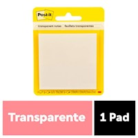 Notas Adhesivas Post It transparentes 73Mmx73Mm