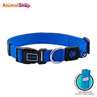 Collar Para Perro Doco Nylon Ajustable Xl Azul 3.8 X 51-78Cm