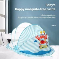 Mosquitero protector de insectos para bebés modelo plegable cangrejo