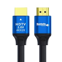 Cable HDMI 2.0 1.5 Metros SANTOFA Ultra HD 3D 4K 60hz 2160P PVC