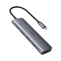 Ugreen Adaptador Hub USB-C 5 en 1 con 4K HDMI USB 3.0 PD 100W CM136 - 50209