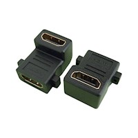 Adaptador Union Hdmi A Hdmi Hembra Acople 1080p Extiende codo empalme