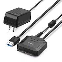 Adaptador Cable USB 3.0 a Sata III Ssd Disco Duro 2.5 3.5 UGREEN 16TB