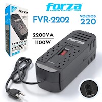 Estabilizador FORZA FVR-2202 2200VA 1100W 8 TOMAS 220V Regulador