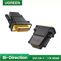 Adaptador Convertidor DVI Macho 24 + 1 a HDMI Hembra UGREEN