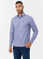 Camisa Hombre Norton Acero Jhaisom