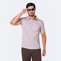 Camisa Hombre Pionier Beige Brauth