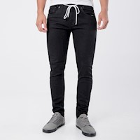 GZUCK PANTALON HUMAN DENIM NATURAL BLACK