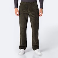 Pantalon Hombre Pionier Verde Musgo Josef Corduroy