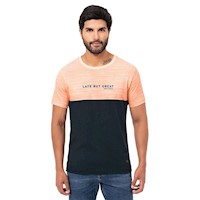 Polo Moda Hombre Pionier Melon Azul Turg