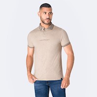 Polo Box Moda Hombre Pionier Beige Bachir