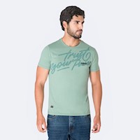 Polo Moda Hombre Pionier Ice Green Tristao