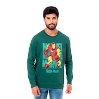 Poleras French Terry Hombre Gustavo-Marvel