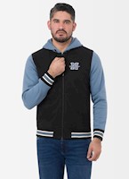 Poleras Hombre Norton Negro/Acero Cla. Gerlin