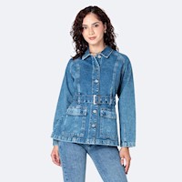 Casaca Mujer Pionier Total Cristal Orange  Galenah