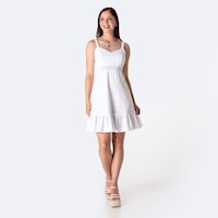 Vestidos Mujer Pionier Blanco Karmeli