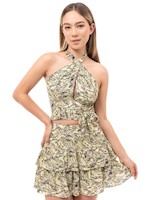 Blusas Mujer Squeeze Verde/Negro Zefira 1