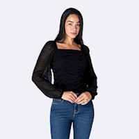 Blusas Mujer Pionier Negro Mirle