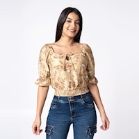 Blusas Mujer Pionier Beige Dalena