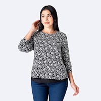 Blusas Mujer Pionier Negro Zelit