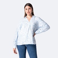 Blusas Mujer Pionier Blue Print Cerila