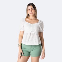 Blusas Mujer Pionier Blanco Dionela