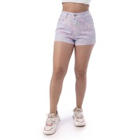 SHORT DRILL STRETCH SQUEEZE PARA MUJER - PURPLE/PINK