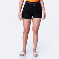 Short Mujer Pionier Negro Betzha Ii