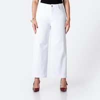 Pantalon Mujer Pionier Blanco Lari Bull Denim